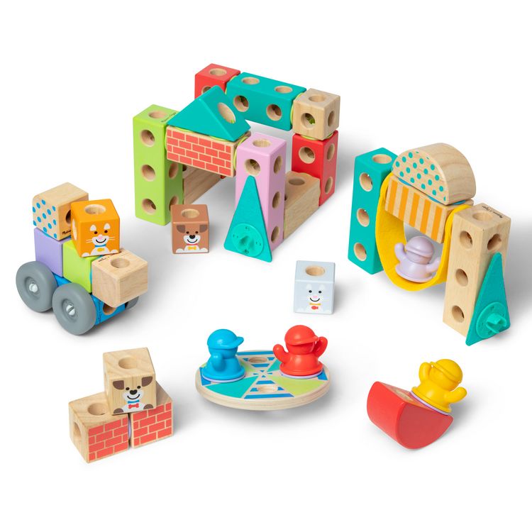 Produktbild: Melissa & Doug Blockables Stadt Bauset