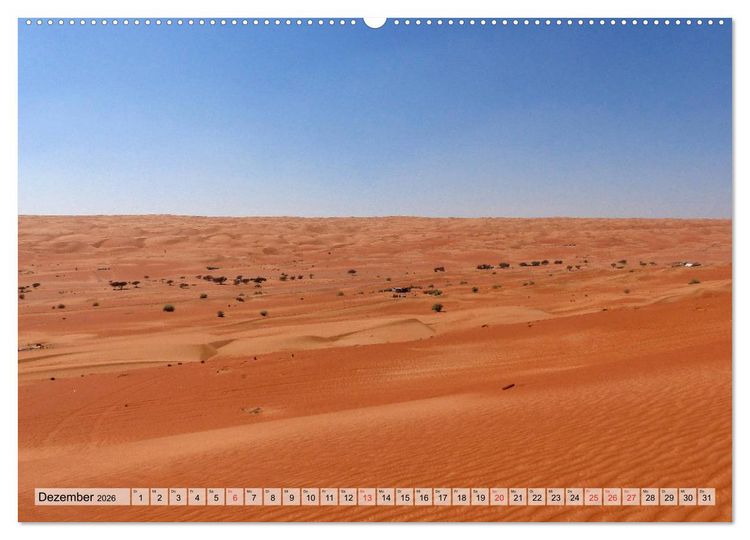 Produktbild: Oman - Zauberhafte Landschaften (Wandkalender 2026 DIN A2 quer), CALVENDO Monatskalender