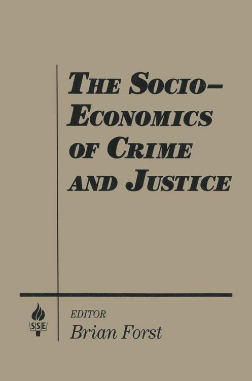 Produktbild: The Socio-economics of Crime and Justice