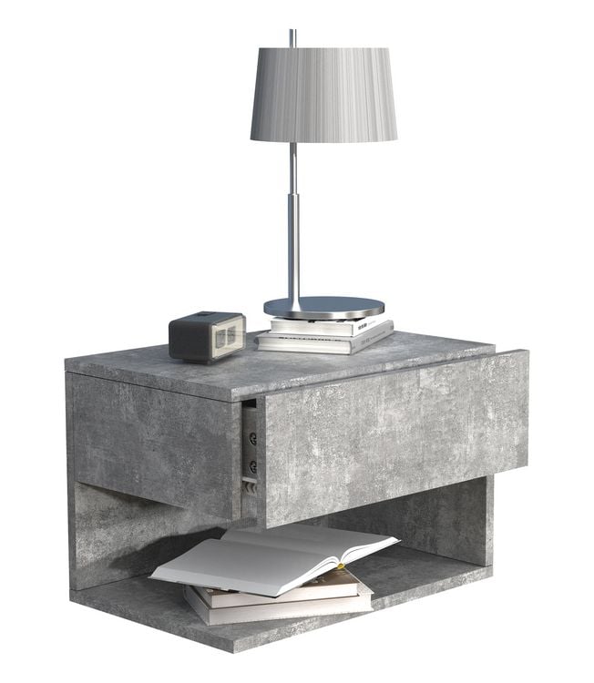 Produktbild: Wandschublade Wand H&auml;nge Nachttisch Usal XL 45cm