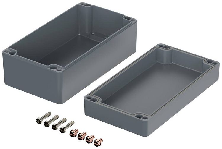 Produktbild: Bopla EUROMAS A 123 01123000 Industrie-Geh&auml;use 220 x 120 x 91 Aluminium Silber-Grau (RAL 7001) 1 St.