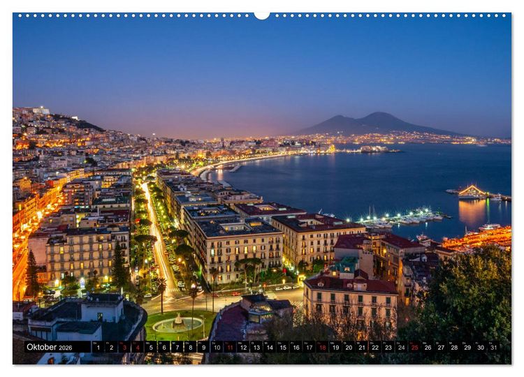 Produktbild: Neapel 2026 (Wandkalender 2026 DIN A2 quer), CALVENDO Monatskalender