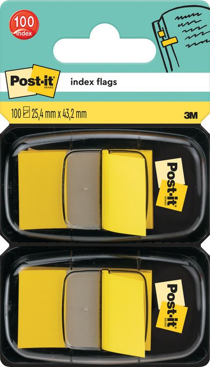Produktbild: Post-it Index 680-Y2 gelb