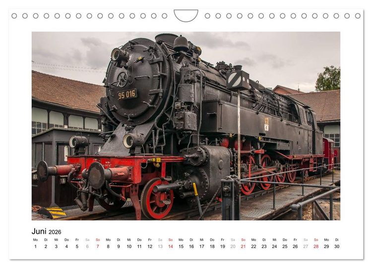 Produktbild: Unter Dampf - Dampflokromantik (Wandkalender 2026 DIN A4 quer), CALVENDO Monatskalender