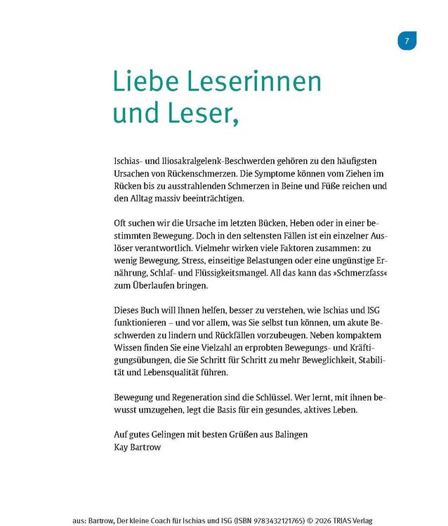 Produktbild: Der kleine Coach f&uuml;r Ischias und ISG