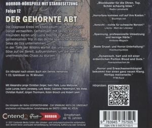Produktbild: Hendricks, D: Gespensterkrimi 12. Der geh&ouml;rnte Abt