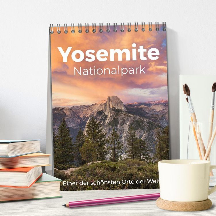 Produktbild: Yosemite Nationalpark - Einer der sch&ouml;nsten Orte der Welt. (Tischkalender 2026 DIN A5 hoch), CALVENDO Monatskalender