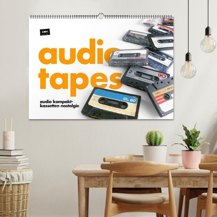 Produktbild: Audio Tapes (Wandkalender 2026 DIN A2 quer), CALVENDO Monatskalender