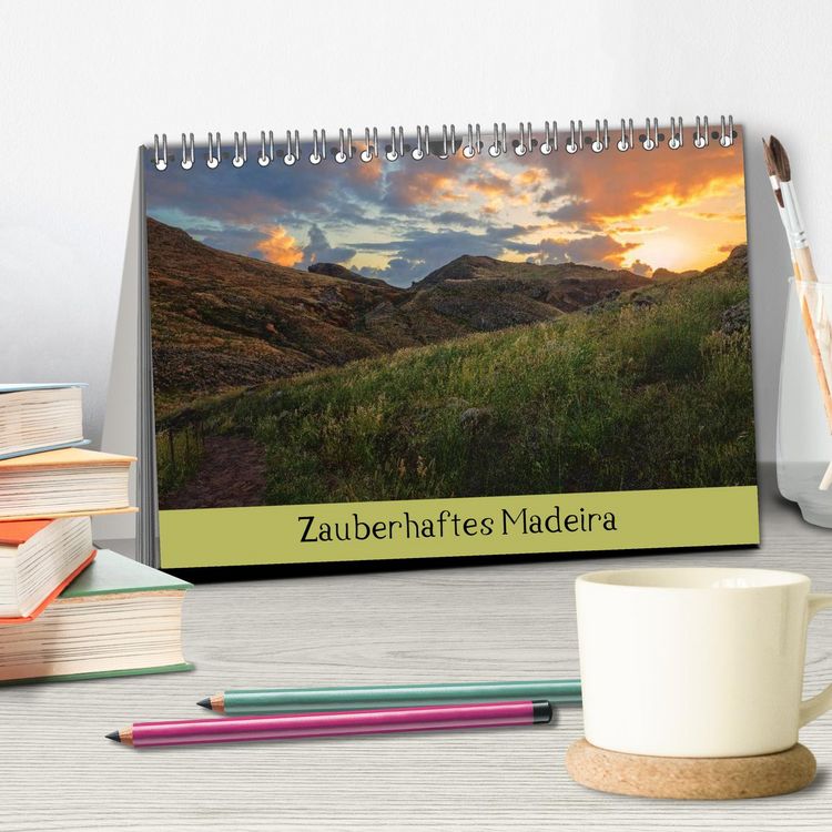 Produktbild: Zauberhaftes Madeira (Tischkalender 2026 DIN A5 quer), CALVENDO Monatskalender