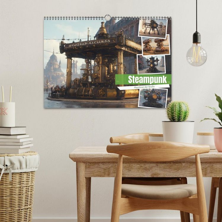Produktbild: Steampunk Maschinen der Stra&szlig;e (Wandkalender 2026 DIN A3 quer), CALVENDO Monatskalender