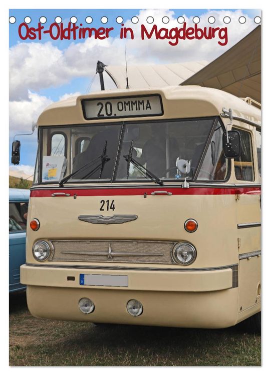 Produktbild: Ost-Oldtimer in Magdeburg (Tischkalender 2026 DIN A5 hoch), CALVENDO Monatskalender
