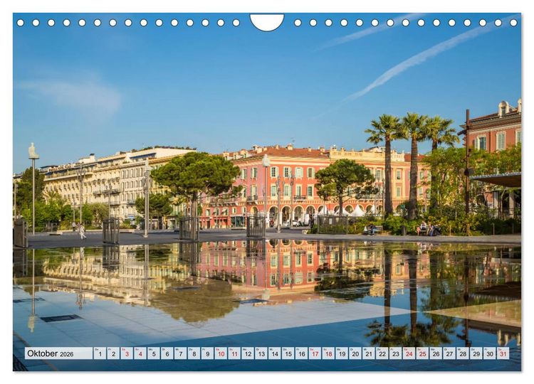 Produktbild: NIZZA Idyllische Impressionen (Wandkalender 2026 DIN A4 quer), CALVENDO Monatskalender