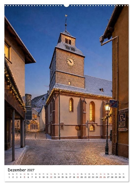 Produktbild: Burgstadt Eppstein (hochwertiger Premium Wandkalender 2027 DIN A2 hoch), Kunstdruck in Hochglanz