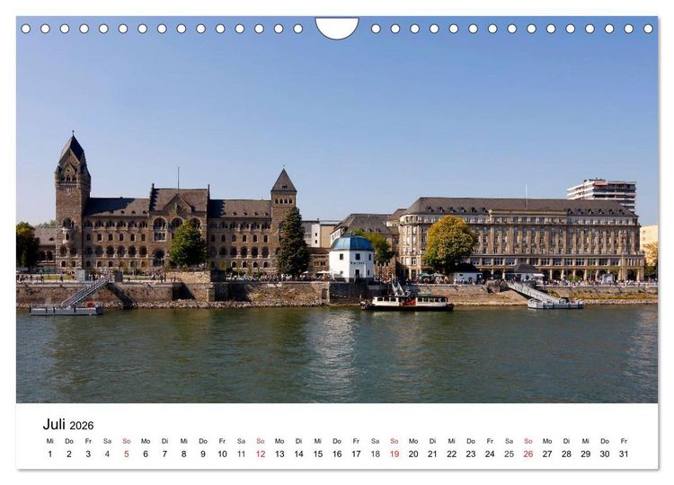 Produktbild: Rhein und Burgen (Wandkalender 2026 DIN A4 quer), CALVENDO Monatskalender