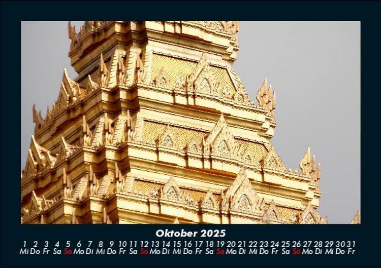 Produktbild: Tempel 2025 Fotokalender DIN A5