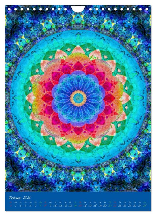 Produktbild: Bl&uuml;hende Mandalas (Wandkalender 2026 DIN A4 hoch), CALVENDO Monatskalender