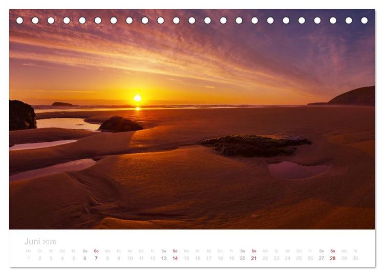 Produktbild: Traumlandschaften (Tischkalender 2026 DIN A5 quer), CALVENDO Monatskalender