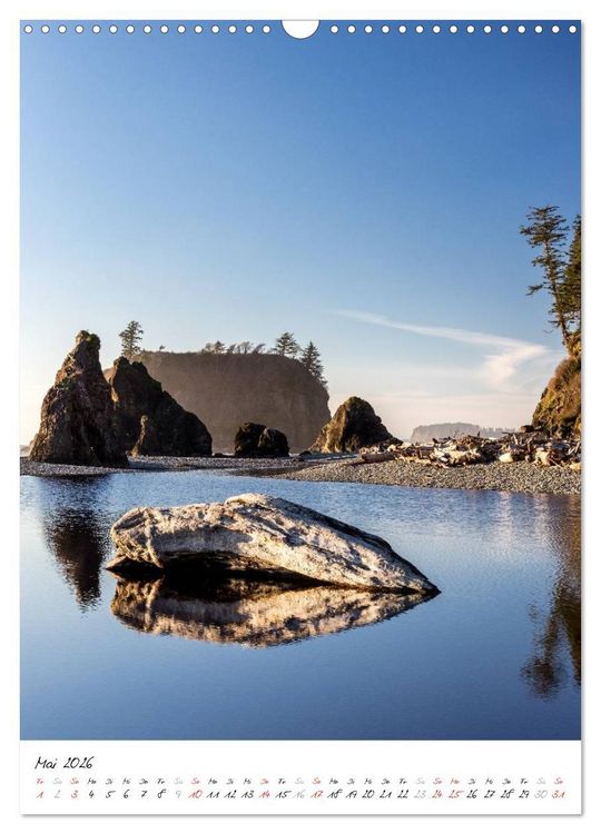 Produktbild: Weltnaturerbe Olympic National Park (Wandkalender 2026 DIN A3 hoch), CALVENDO Monatskalender