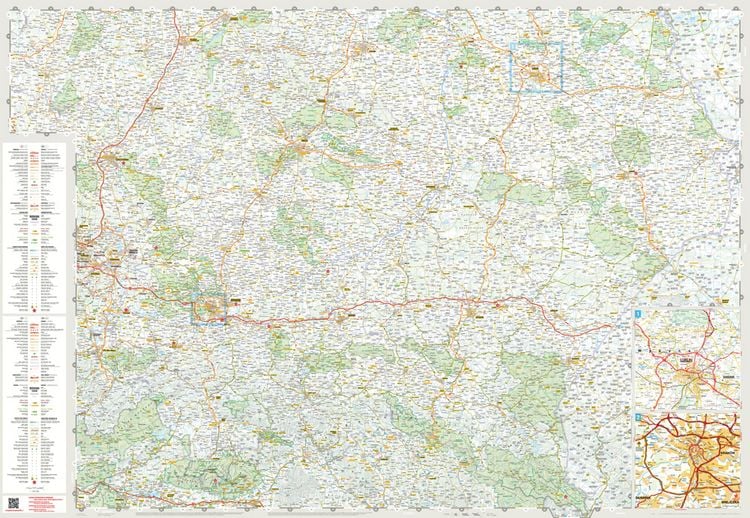 Produktbild: MARCO POLO Reisekarte Polen S&uuml;d 1:300.000