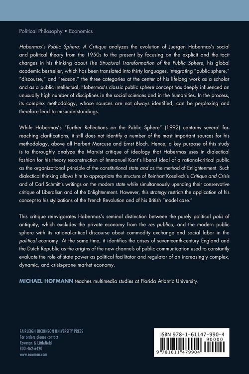 Produktbild: Habermas's Public Sphere