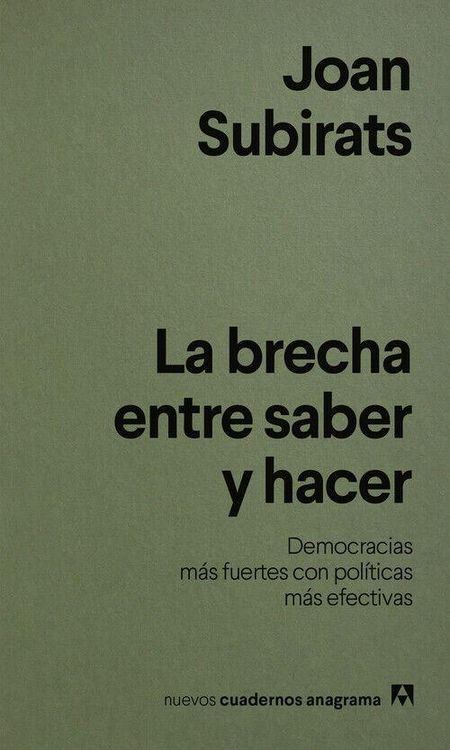 Produktbild: Brecha Entre Saber Y Hacer, La -Z