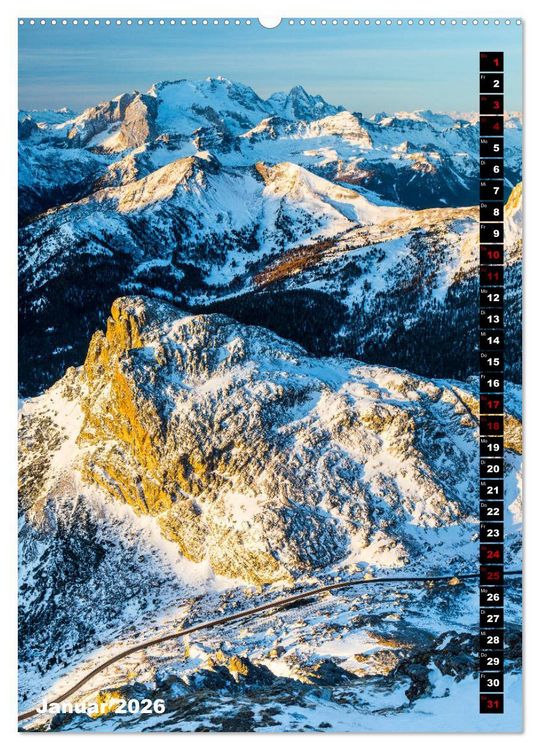 Produktbild: Dolomiten. Italien (hochwertiger Premium Wandkalender 2026 DIN A2 hoch), Kunstdruck in Hochglanz