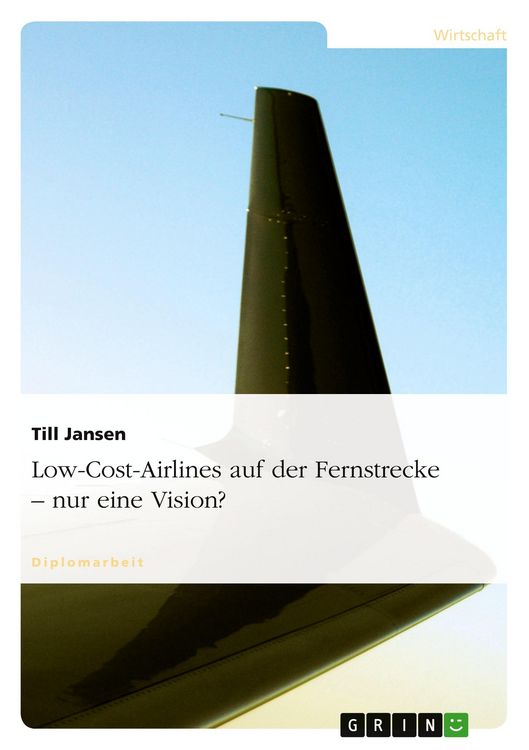 Produktbild: Low-Cost-Airlines auf der Fernstrecke - nur eine Vision?