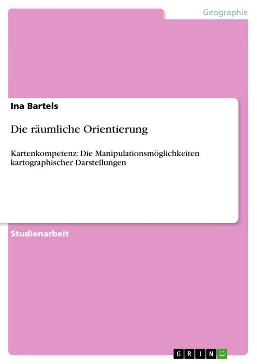 Produktbild: Die r&auml;umliche Orientierung
