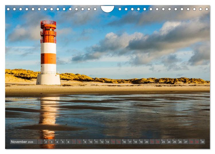Produktbild: Vom Gebirge bis zum Meer, Alpen/Erzgebirge - Mitteldeutschland - K&uuml;ste (Wandkalender 2026 DIN A4 quer), CALVENDO Monatskalender