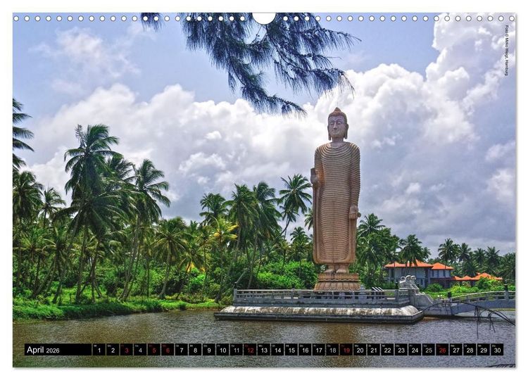 Produktbild: Sri Lanka 2026 &ndash; Exotische Welt (Wandkalender 2026 DIN A3 quer), CALVENDO Monatskalender