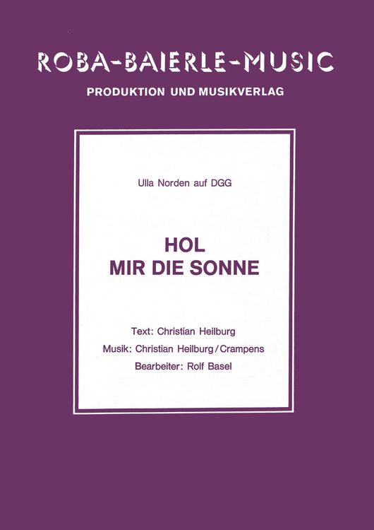 Produktbild: Hol mir die Sonne