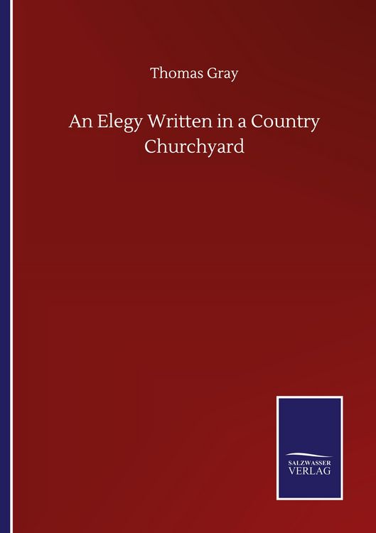 Produktbild: An Elegy Written in a Country Churchyard