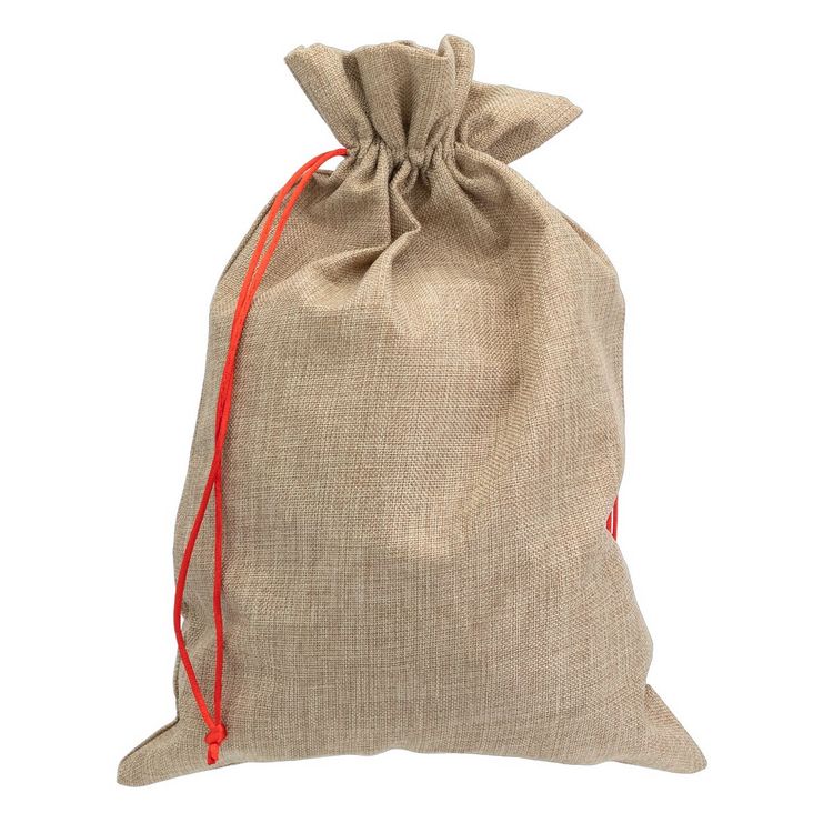 Produktbild: Idena Weihnachtsgeschenksack Tannenbaum Kamin 30x40cm