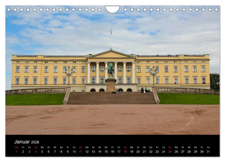 Produktbild: Oslo (Wandkalender 2026 DIN A4 quer), CALVENDO Monatskalender