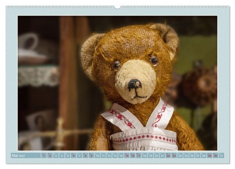 Produktbild: Die Puppengalerie (hochwertiger Premium Wandkalender 2027 DIN A2 quer), Kunstdruck in Hochglanz