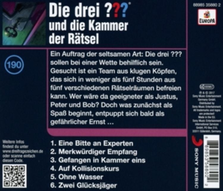Die drei ??? 190 und die Kammer der Rätsel (Fragezeichen)
