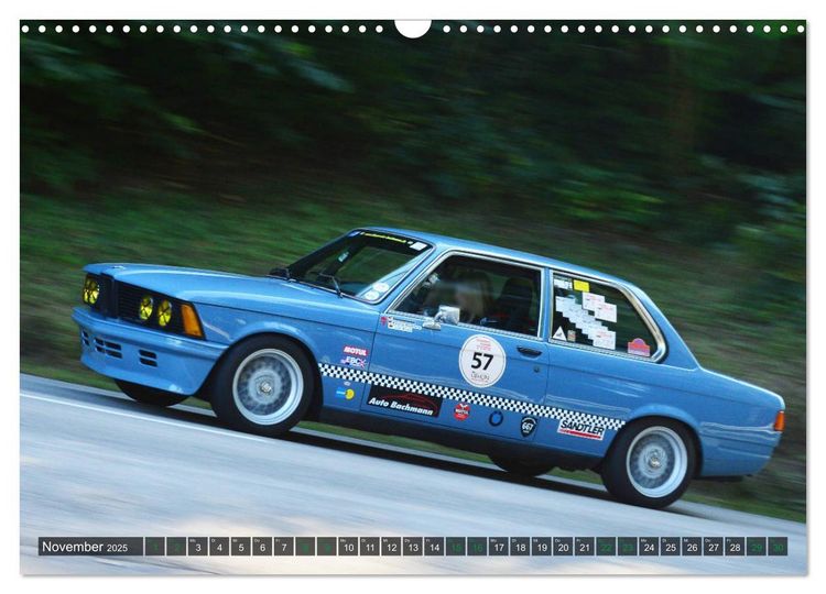 Produktbild: OLDTIMER BERGRENNEN - BMW Fahrzeuge (Wandkalender 2025 DIN A3 quer), CALVENDO Monatskalender