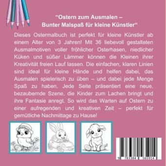 Produktbild: Bunte Ostern - Malbuch f&uuml;r Kinder