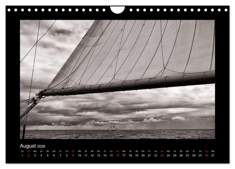 Produktbild: Segelschiffe auf der Ostsee (Wandkalender 2026 DIN A4 quer), CALVENDO Monatskalender