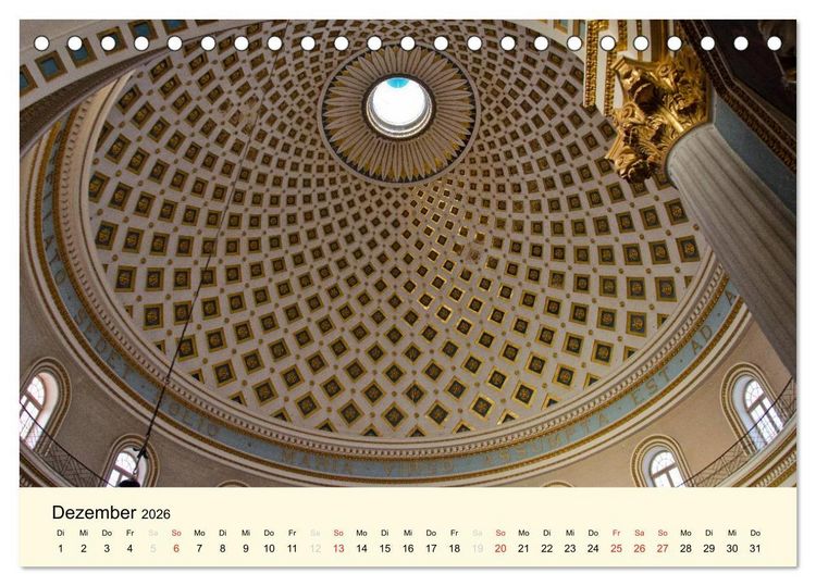 Produktbild: Malta und Gozo, Perlen im Mittelmeer (Tischkalender 2026 DIN A5 quer), CALVENDO Monatskalender