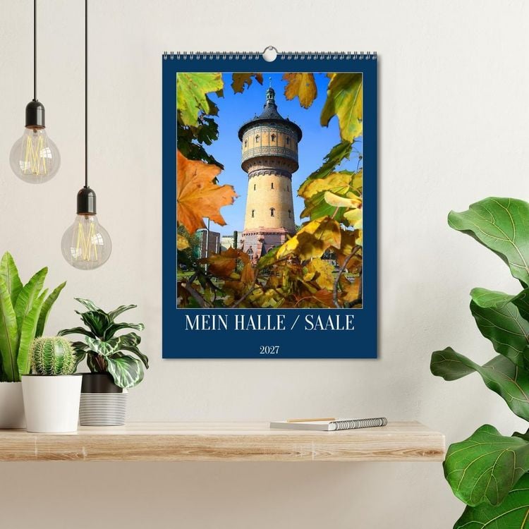 Produktbild: MEIN HALLE / SAALE (Wandkalender 2027 DIN A3 hoch), CALVENDO Monatskalender