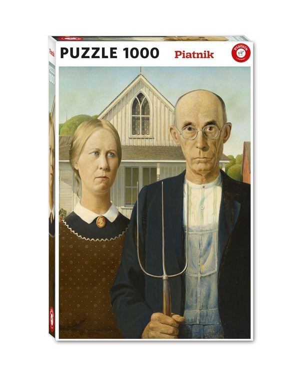 Produktbild: Wood - American Gothic - 1000 Teile Puzzle