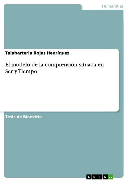 Produktbild: El modelo de la comprensi&oacute;n situada en Ser y Tiempo