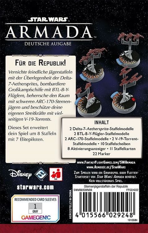 Produktbild: Kniffen, J: Star Wars: Armada - Sternenj&auml;gerstaffeln der Rep