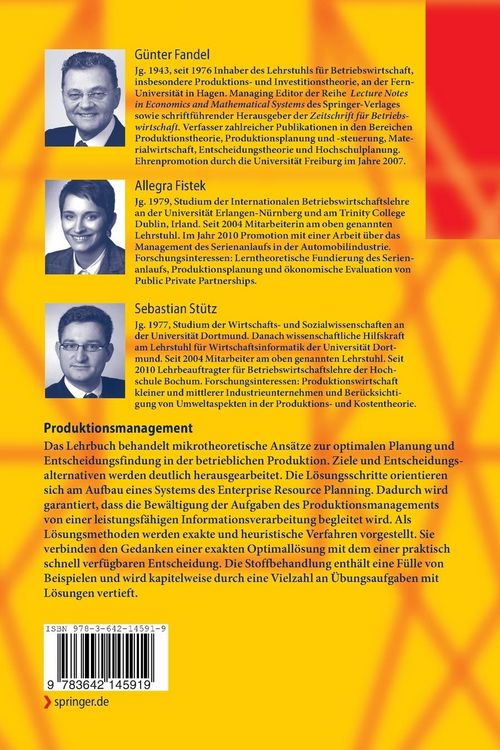 Produktbild: Produktionsmanagement