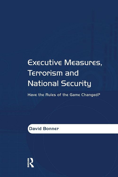 Produktbild: Executive Measures, Terrorism and National Security