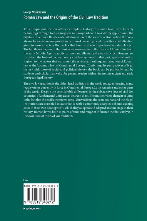 Produktbild: Roman Law and the Origins of the Civil Law Tradition