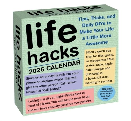 Produktbild: Life Hacks 2026 Day-To-Day Calendar