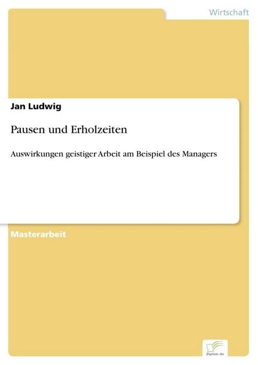 Produktbild: Pausen und Erholzeiten