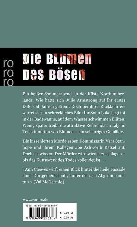 Produktbild: Totenbl&uuml;te / Vera Stanhope Band 1